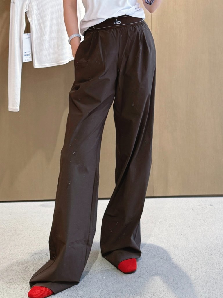 Alo Yoga Suit Up Trouser Coffee Brown/Espresso(Regular 30" Inseam)Smoke-Free